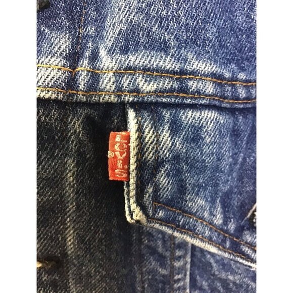 Vintage 80-90 Levi’s Trucker Vest Men’s XL - Picture 5 of 6